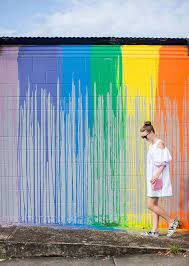 Black and red grunge texture background with paint spatter and drips and drops. Fashion Archives Xoxobella Rainbow Mural Rainbow Drip Painting Paint Drip Wall