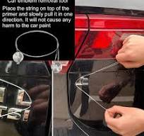 Stainless Steel Car Emblem Removal Tool With 25PCS PE Cord, Easy Car Logo  Remover Vinyl Wrap Tool Kit, Vehicle Vinyl Film Tool Kit For Car Wrapping