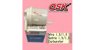 Cheap brand car parts buy replacement fuel filter diesel and gasoline vehicle online discover the huge brand diversity at autodoc order brand quality fuel filter for your car at a low price. Osk Fuel Filter Wira Satria F N7268