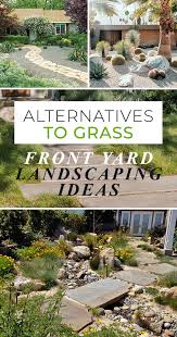 Landscaping the yard without grass: Alternatives To Grass Front Yard Landscaping Ideas The Garden Glove