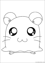 They also make the cutest cartoon characters. Anime Cute Hamster Coloring Pages Coloring And Drawing