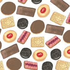 Biscuit Cookie Illustration Using Gouache Paints Illustration Food Food Illustrations Digestive Biscuits