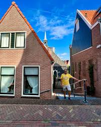 Volendam, Hollanda Hollanda'nın kuzeyinde Amsterdam ...