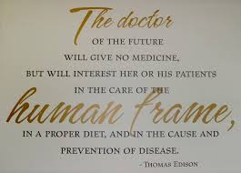 Printed on heavy weight hp satin finish paper. Decor Decals Stickers Vinyl Art Chiropractic Offices Wall Decal The Doctor Of The Future Thomas Edison Quote Stickers