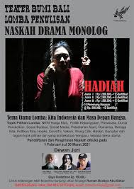 Maybe you would like to learn more about one of these? Lomba Menulis Naskah Drama Tingkat Nasional Berhadian Jutaan Rupiah Teater Bumi Bali Info Lomba Menulis