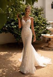 Moonlight Collection Form Fitting Wedding Dress Fitted Wedding Dress Bridal Gowns Mermaid