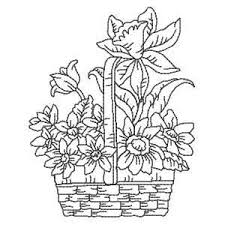Find high quality flower basket clipart, all png clipart images with transparent backgroud can be download for free! Flower Baskets Basket Drawing Embroidery Flowers Pattern Flower Basket
