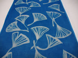 Scarf Soy Wax Resist Applied With Brush Indigo Dyed Wax Resist Indigo Dye Art Inspiration