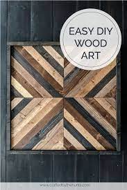 Make This Easy Diy Wood Wall Art Today Crafted By The Hunts Wood Art Diy Wood Wall Art Diy Diy Wood Wall