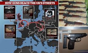 In 1997, legally purchased and illegally converted rifles. How The Guns Killing Britain S Teenagers Get Into The Uk Daily Mail Online
