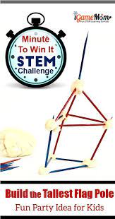 Dinner parties are a great way of spending time with loved ones while also getting your hands on some delicious food items this week's challenge is to create and host a fun dinner party of your own! Patriotic Dinner Party Stem Challenge For Kids Using Toothpicks Stem Challenges Kids Party Games Minute To Win It