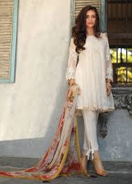 Original Edenrobe Embroidered Chiffon Unstitched 3 Piece Suit Etsy Pakistani Dresses Casual Pakistani Outfits Pakistan Dress