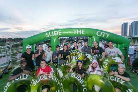 Slide the city malaysia coming soon. Slide The City Malaysia First Ever Night Slide In Sea