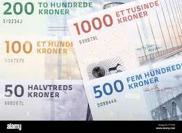 Danish bill kroner hi-res stock photography and images