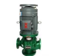 Fluorine Lined Vertical Pipeline Pump Nitric Acid Centrifugal Pump