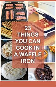 23 Things You Can Cook In A Waffle Iron Waffle Maker Recipes Waffle Iron Recipes Foods With Iron