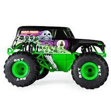 Monster Jam Official Grave Digger Remote Control Truck 1 15 Scale 2 4ghz Monster Trucks Monster Jam Remote Control Trucks