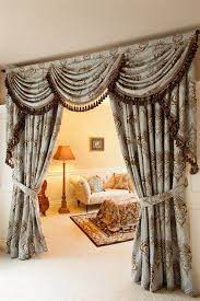 Bleu Fleur De Lis Full Set 100 W Curtains Living Room Curtains Home Curtains