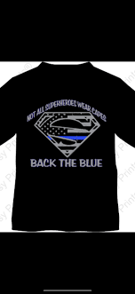 You can also find some highly wearable prints with the classic car theme. Back The Blue Superman T Shirt Check Out Www Etsy Com Shop Joneybonetv Superman T Shirt Mens Tops Mens Tshirts