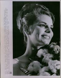 LG811 1966 Wire Photo MAID OF COTTON Georgia Kay Pearce Smiling Beauty Queen