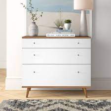Dresser white wooden modern dresser high quality dress dressing table with mirror drawer. Foundstone 3 Drawer Dresser Wood In White Tuscan Size 21 L X 39 38 W X 35 H Wayfair In 2021 White Dresser Bedroom Dresser Drawers 3 Drawer Dresser