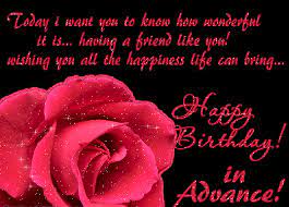 Advance Happy Birthday Quotes Advance Happy Birthday Quotes Birthday Wishes And Images Advance Happy Birthday Happy Birthday Wishes Images