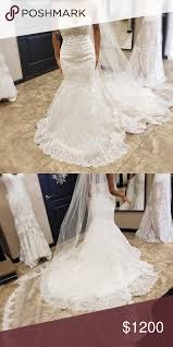 Wedding Dress Allure Dress Never Worn Bought It Sample Sale And Never Tailored It I M A Size 2 Or 4 In B Wedding Dresses Allure Wedding Dresses Allure Bridal