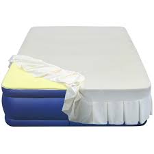 Check spelling or type a new query. 20 Flocked Top Air Mattress With 1 Memory Foam Topper And Skirted Sheet Cover 600 Lbs Weight Cap Rollaway Beds Shipped Within 24 Hours