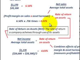 This figure could be used for calculating return on averages assets for the entity. Asset Turnover Ratio Profit Margin On Sales Ratio Rate Of Return On Assets Roi Youtube