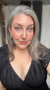Look Beautiful with your gray hair. Super Sexy