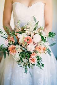Lindsay And Phil S Wedding At Hummingbird Nest Ranch Best Wedding Blog Wedding Fashion Inspira Peach Wedding Flowers Flower Bouquet Wedding Peach Bouquet