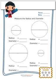 Basic Geometry Worksheet Radius And Diameter 3 Kidspressmagazine Com Geometry Worksheets Basic Geometry Grade 5 Math Worksheets