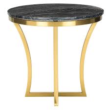 A side table can be the perfect accent piece to a living room or den. Aurora Black Gold Modern Side Table By Nuevo Eurway