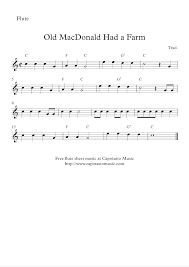 Old Mac Donald Had A Farm Flute Png 1131 1600 Sheet Music Cello Sheet Music Free Flute Sheet Music