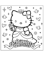 Free printable hello kitty valentines day coloring pages for printable free hello kitty coloring sheets for kids to enjoy the fun of coloring and learning while sitting at home. Sweet Hello Kitty Picture Topcoloringpages Net