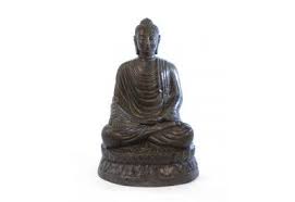 Statue Bouddha Assis 100 Cm Brun Avec Images Statue Bouddha Statue Bouddha