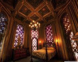 Man Made Room Castle Bed Candle Middle Ages Wallpaper Hearst Castle Beautiful Houses Interior Castle Bedroom