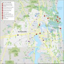Street Map Of Jacksonville Florida Map Of Jacksonville, Florida - Gis Geography