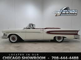 Autotrader Classics 1958 Edsel Citation Convertible White 8 Cylinder Automatic American Classics Fairmont City Il Classic Cars Autotrader Edsel