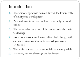 Section 7 4 Effects Of Aging Introduction 1 The Nervous System Is Formed During The First Month Of Embryonic Development 2 Any Maternal Infection Can Ppt Download