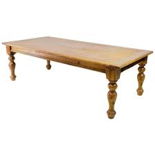 In these occasions, it's always a great idea to opt for coffee tables equipped with raise mechanisms that go up and down as well as telescopic extending. Farmhouse Kitchen Table In Pine With Massive Turned Legs Circa 1990 For Sale At 1stdibs