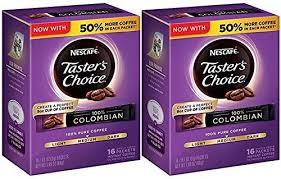 Check spelling or type a new query. Nescafe Taster S Choice Instant Coffee Columbian 16 Count Sticks 2 Pack Insider S Special Review That You Nescafe Tasters Choice Nescafe Tasters Choice