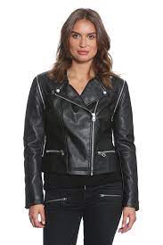 Clearance Women S Faux Leather Motorcycle Jacket In 2021 Faux Leather Motorcycle Jacket Faux Leather Jacket Women Short Leather Jacket
