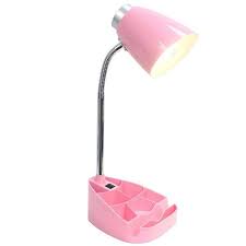Pink Desk Lamp With Tablet Stand 18 Liked On Polyvore Featuring Home Lighting Desk Lamps Pink Desk Lamp Pink Shade Pink Desk Lamps Pink Lamp Desk Lamp