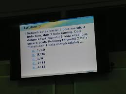 Nilai p(x ≤ 1) adalah …. Sebuah Kotak Berisi 5 Bola Merah 4 Bola Biru Dan 3 Bola Kuning Dari Dalam Kotak Diambil 3 Bola Brainly Co Id