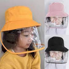 Gaodien Kids Full Face Shields Anti Spitting Protective Hat Hats Childrens Hats Fisherman Cap