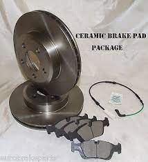 Front Disc Brake Rotors Ceramic Pads Sensor Bmw X5 E53 3 0l 4 4i 2001 07 Brake Pads Brakes Brake Parts Ceramic Brake Pads Bmw X5 E53 Brake Pads