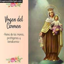 Del carmen, a las 19,30 horas con el rezo del santo rosario, oraciones del triduo a nuestra señora del carmen, celebración de la eucaristía con predicación, salutación a la virgen y canto de la salve. Imagenes Tarjetas Y Estampitas De La Virgen Del Carmen