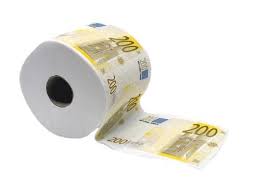 What kind of paper is money printed on. Euro Money Printed Toilet Paper Dollar Bill Tissue Infmetry