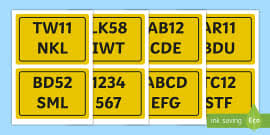 500 x 192 png 58 кб.searching summary for office door name plate template word the eu flag has been removed from all uk driving licences and. Number Plate Templates Registration Plates Teaching Tool